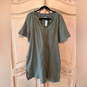 Old Navy Crinkle Gauze Mini Swing Dress